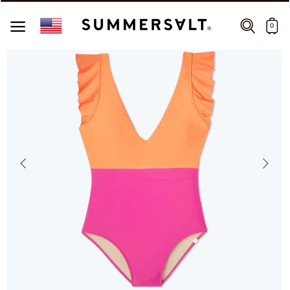 SummerSalt Ruffle Backflip Size 4 NWT